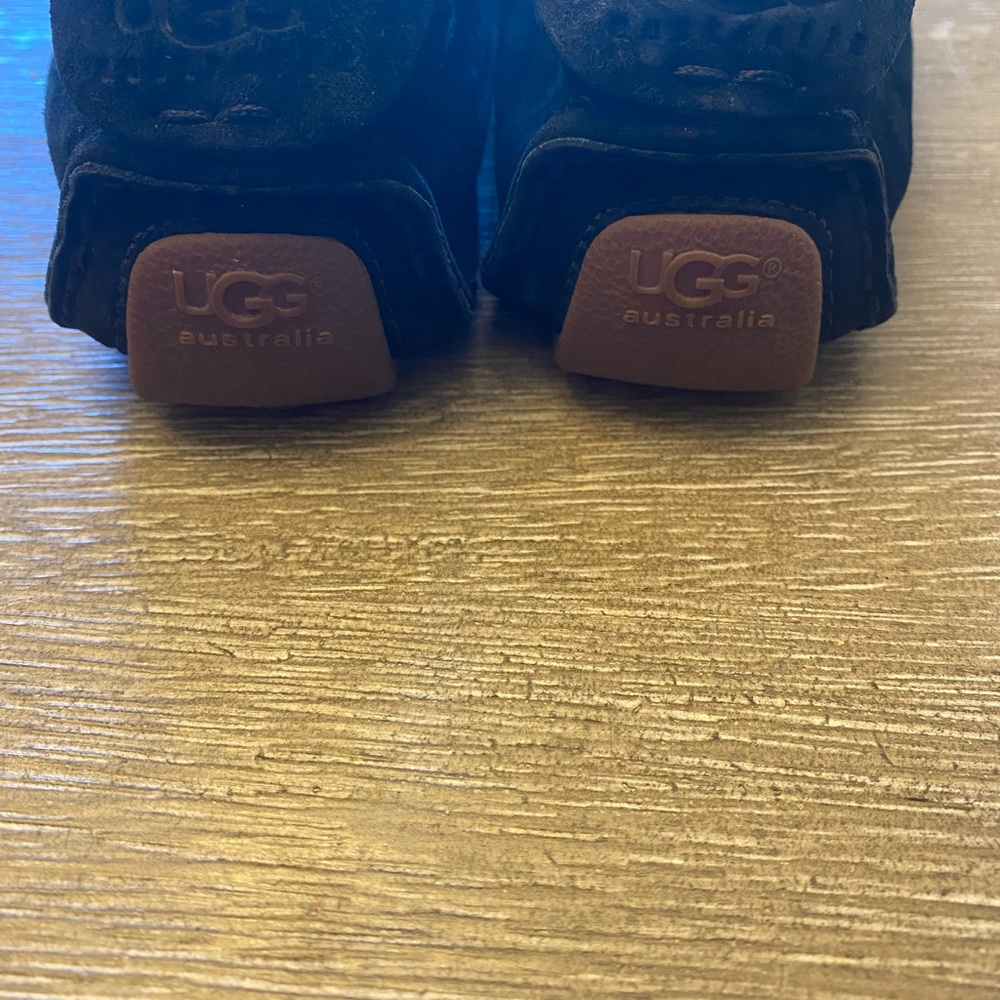 Ugg black suede loafer